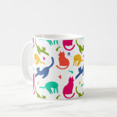 Caneca Estampada Com Gatos - Colorida  Kaffeetasse (Vorderseite Links)