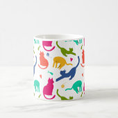 Caneca Estampada Com Gatos - Colorida  Kaffeetasse (Mittel)