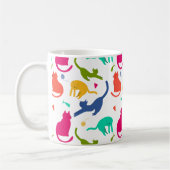 Caneca Estampada Com Gatos - Colorida  Kaffeetasse (Links)