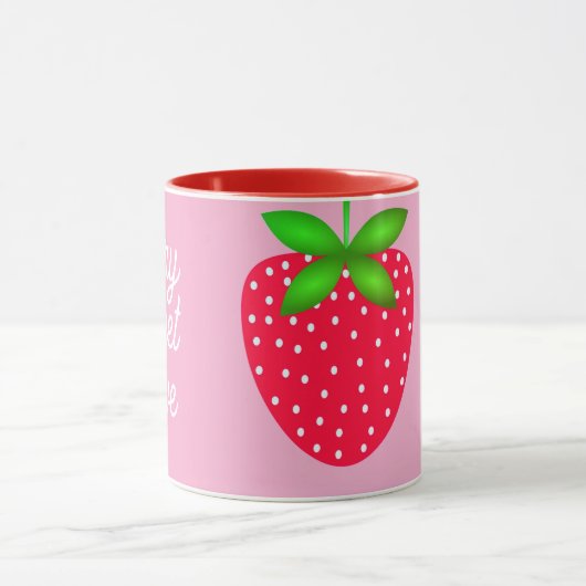 caneca estampada morango tasse (Zentrum)