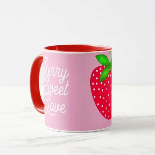 caneca estampada morango tasse (Vorderseite Links)