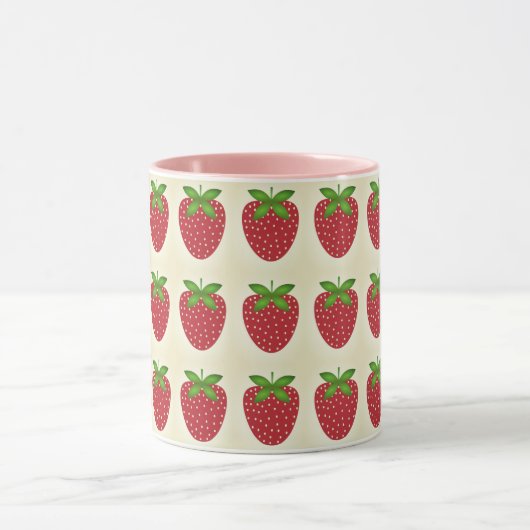 caneca estampada morango tasse (Zentrum)