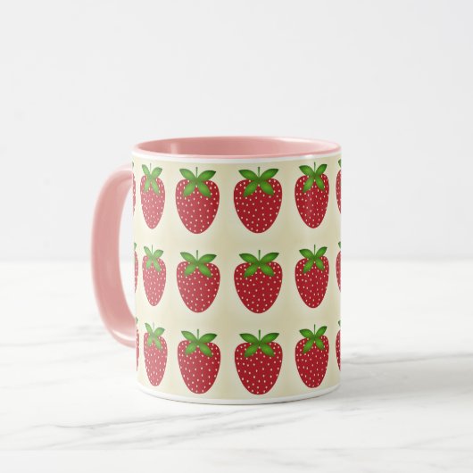 caneca estampada morango tasse (Vorderseite Links)