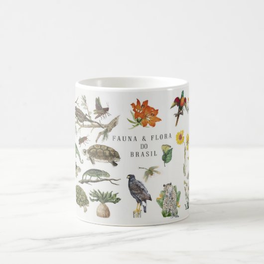 Caneca FAUNA E FLORA DO BRASIL 325 ml Kaffeetasse (Mittel)