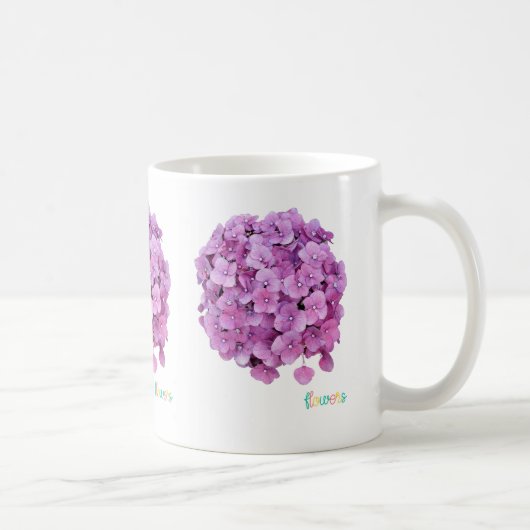 Caneca Flor Hortência Kaffeetasse (Rechts)