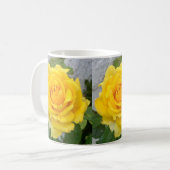 Caneca Flor Rosa Amarela Kaffeetasse (Vorderseite Links)