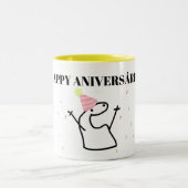 CANECA FLORK HAPPY ZWEIFARBIGE TASSE (Mittel)