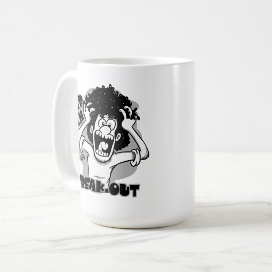 Caneca Freak Out Kaffeetasse (Vorderseite Links)