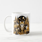 Caneca Gatos Hogwarts Kaffeetasse (Links)