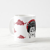 Caneca Gueixa / Geisha Mug Kaffeetasse (Vorderseite Links)