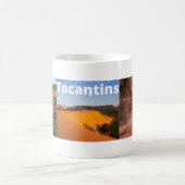 Caneca lembrança de Tocantins Brasil Kaffeetasse (Mittel)