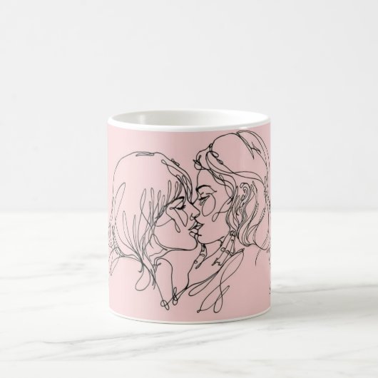 Caneca Lesbian Pride Kaffeetasse (Mittel)