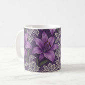 Caneca lírios e renda design kaffeetasse (Vorderseite Links)