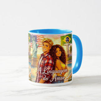 Caneca literária A linguagem do amor Tasse