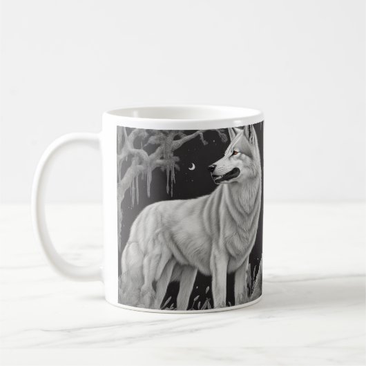 Caneca Lobo da noite Kaffeetasse (Links)