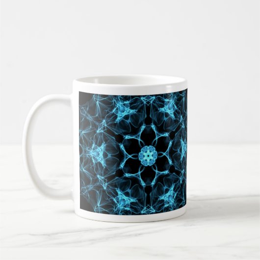 caneca Mandala Espectral Blue Kaffeetasse (Links)