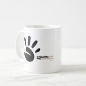 Caneca Mãozinha Síndrome de Down T21 Kaffeetasse (Vorderseite Links)