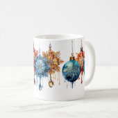 Caneca (Mug) Bola de Natal Chique Kaffeetasse (VorderseiteRechts)
