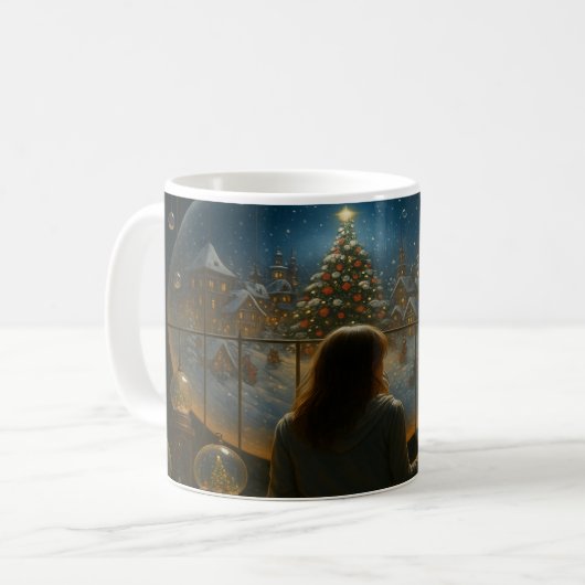 Caneca (Mug) Globos de Natal Kaffeetasse (Vorderseite Links)