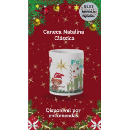 Caneca Natalina Clássica Jumbo-Tasse
