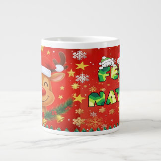 Caneca Natalina Clássica Jumbo-Tasse