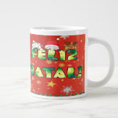 Caneca Natalina Clássica Jumbo-Tasse (Rechts)