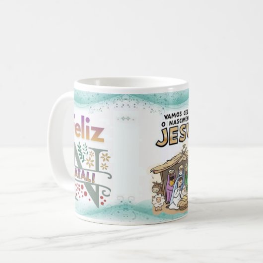 Caneca Natalina Clássica Kaffeetasse (Vorderseite Links)