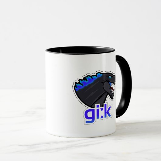 Caneca Oficial giːk Tasse (VorderseiteRechts)