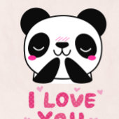 caneca panda coração desenho kaffeetasse