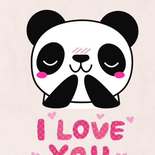 caneca panda coração desenho kaffeetasse