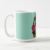 Caneca para café cachorro maluco kaffeetasse (Links)