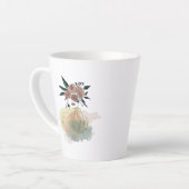 Caneca para café latte linhas e flores milchtasse (Linke Ecke)