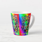 Caneca para café latte/Tigres Milchtasse (Rechte Ecke)