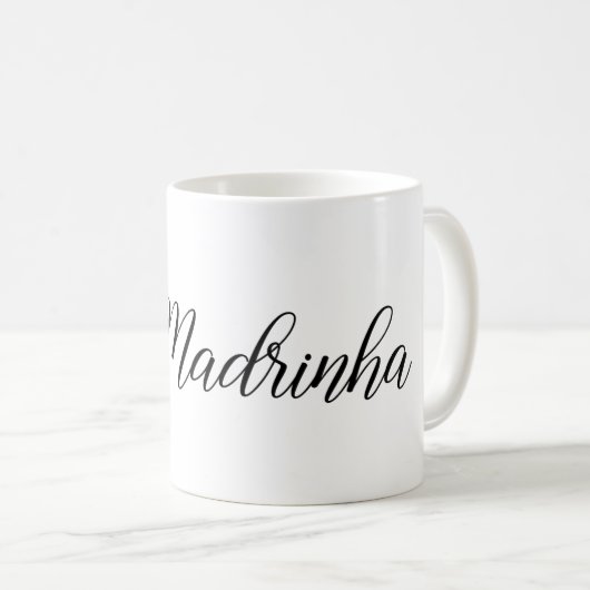 Caneca para Madrinha de casamento Kaffeetasse (VorderseiteRechts)