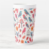 Caneca Pássaros e Flores DESING Milchtasse (Vorderseite)