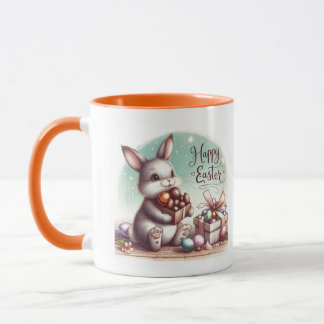caneca personalizada coelho da páscoa tasse