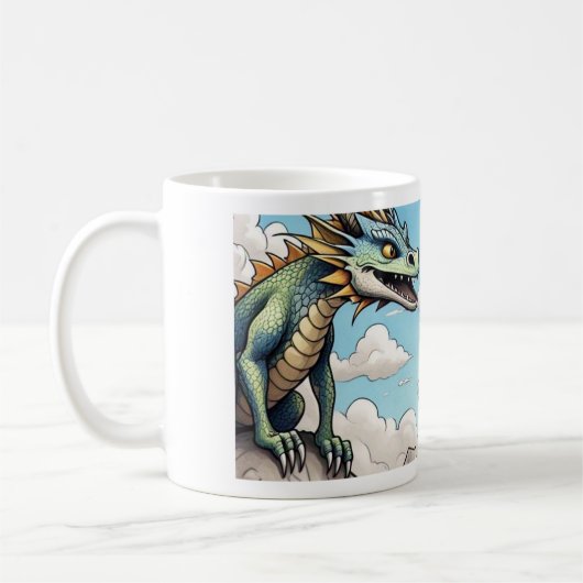 Caneca personalizada com desenho de dragões kaffeetasse (Links)