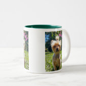 CANECA PERSONALIZADA COM EIN FOTO DO SEU PET ZWEIFARBIGE TASSE (VorderseiteRechts)