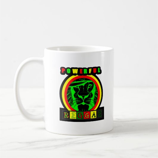 Caneca Powerful Reggae Kaffeetasse (Links)