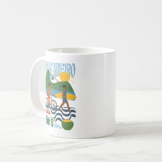 Caneca Rio de Janeiro - Brasil Kaffeetasse (Vorderseite Links)