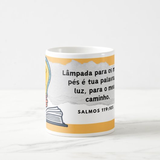 Caneca "Salmos 119:105" Texto e imagem Kaffeetasse (Mittel)
