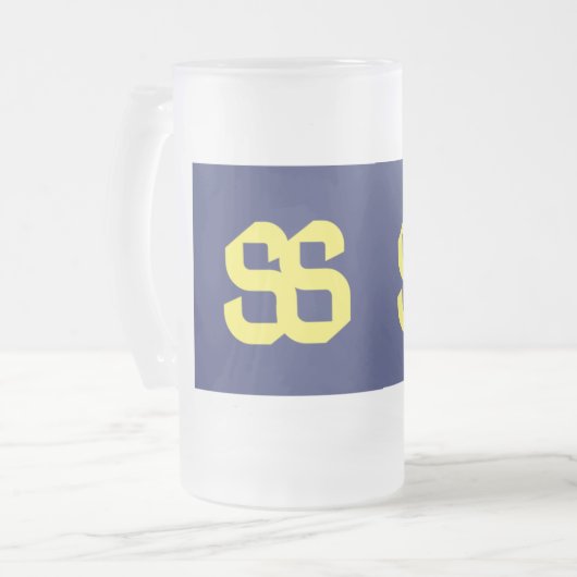 Caneca Sebrian Mattglas Bierglas (Vorderseite Links)