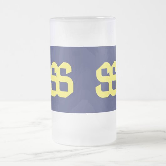 Caneca Sebrian Mattglas Bierglas (Mittel)