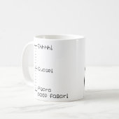 Caneca Shhhh! Kaffeetasse (Vorderseite Links)