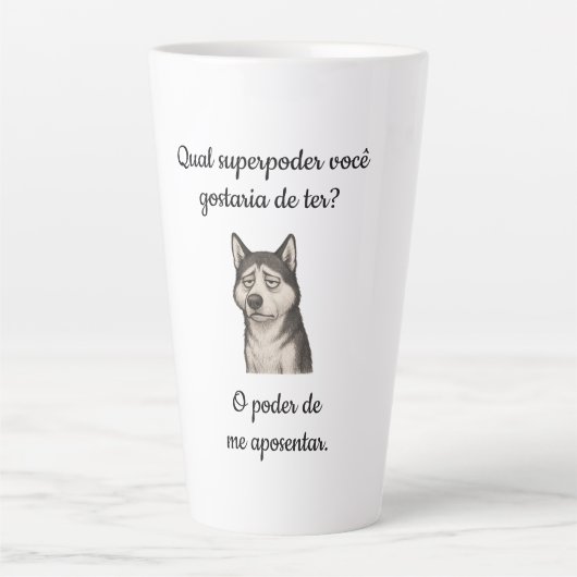 Caneca Superpoder de aposentar Milchtasse (Vorderseite)