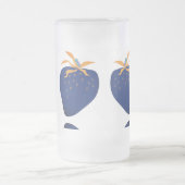 CANECA VIDRO FOSCO - DESIGN ABSTRATO MATTGLAS BIERGLAS (Mittel)