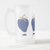 CANECA VIDRO FOSCO - DESIGN ABSTRATO MATTGLAS BIERGLAS (Links)