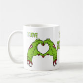 caneca Zombie Love Kaffeetasse (Links)