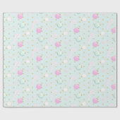 Canes und Ornamente Weihnachtsgebäck Geschenkpapier (Flach)