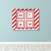 Canes und Santa Leinwanddruck (Insitu (Holzboden))